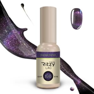 Ritzy Cat Eye”Peacock feather”196, geelilakka
