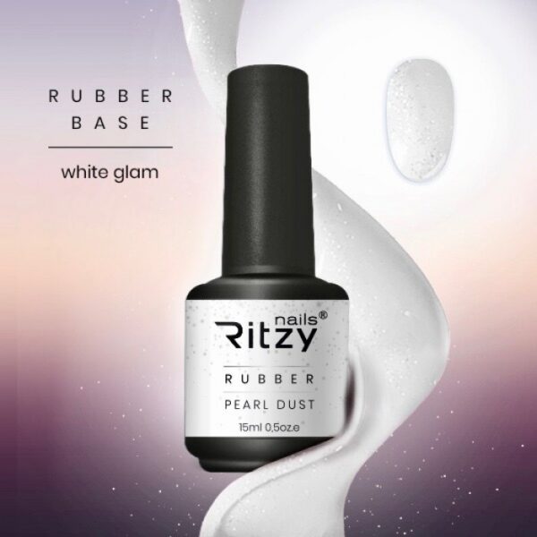 Ritzy Rubber”White Glam”