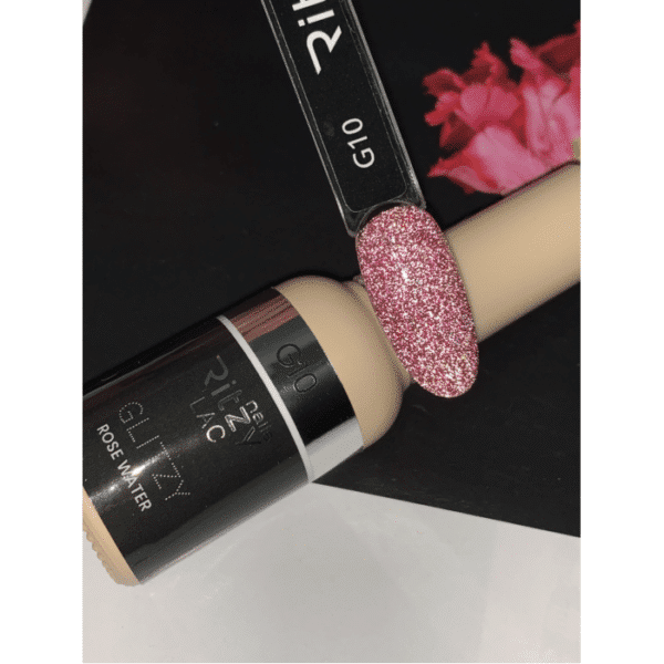 RITZY LAC GLITZY “ROSE WATER G10” 9ML