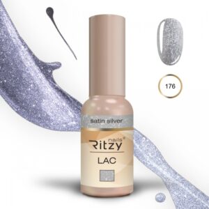 RITZY LAC 176 “SATIN SILVER” 9ML