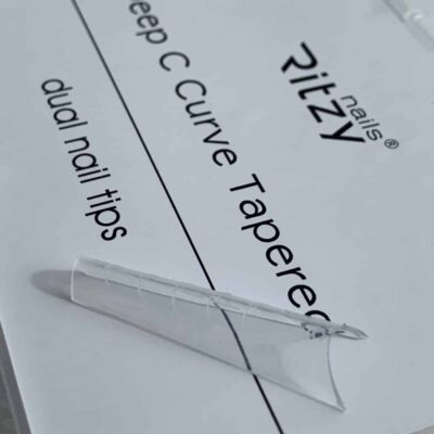 Silicone dual tips TAPERED 120pcs (for Russian almond extensions)