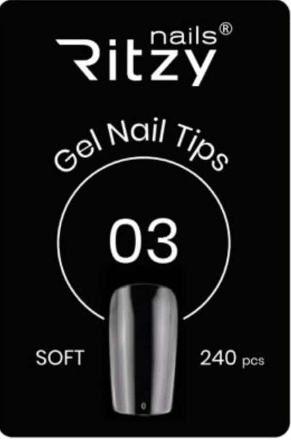 Soft Gel Nail Tips SALON SQUARE 03