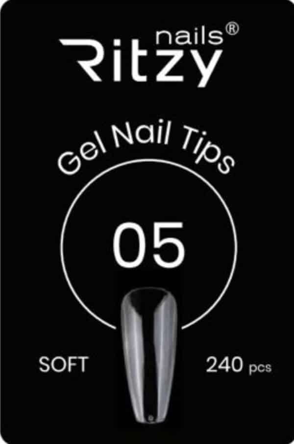 Soft Gel Nail Tips BALLERINA 05