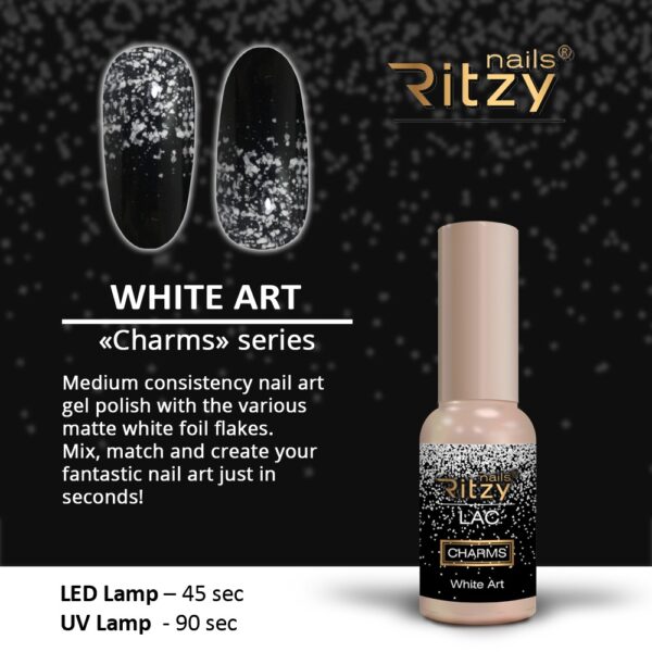 WHITE ART Charms Art Gel