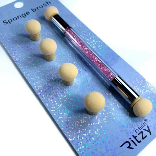 Sponge Brush Set (Brush and 4 Heads)