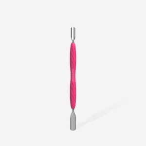 Manicure Pusher Gummy With Silicone Handle UNIQ 10 TYPE 1 (Rounded Wide And Rounded Narrow Pusher)