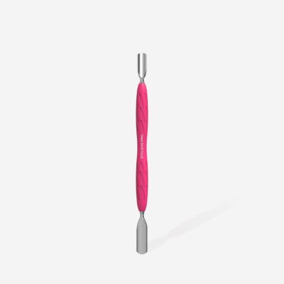 Manicure Pusher Gummy With Silicone Handle UNIQ 10 TYPE 1 (Rounded Wide And Rounded Narrow Pusher)