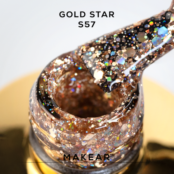 S57 Gold Star - UV Gel Polish Makear - Image 2