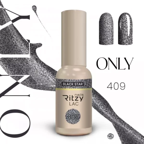 RITZY LAC 409 BLACK STAR