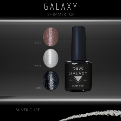 Galaxy Shimmer Top Gel SILVER DUST
