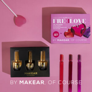 Freelove set - 3x UV Gel Polish Makear 8ml  HEMAFREE
