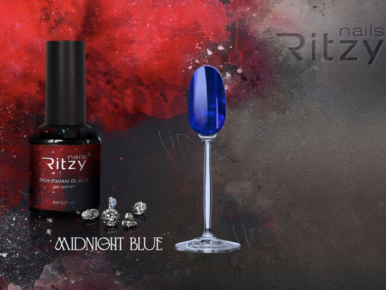 BOHEMIAN Glass MIDNIGHT BLUE gel polish (TPO FREE)