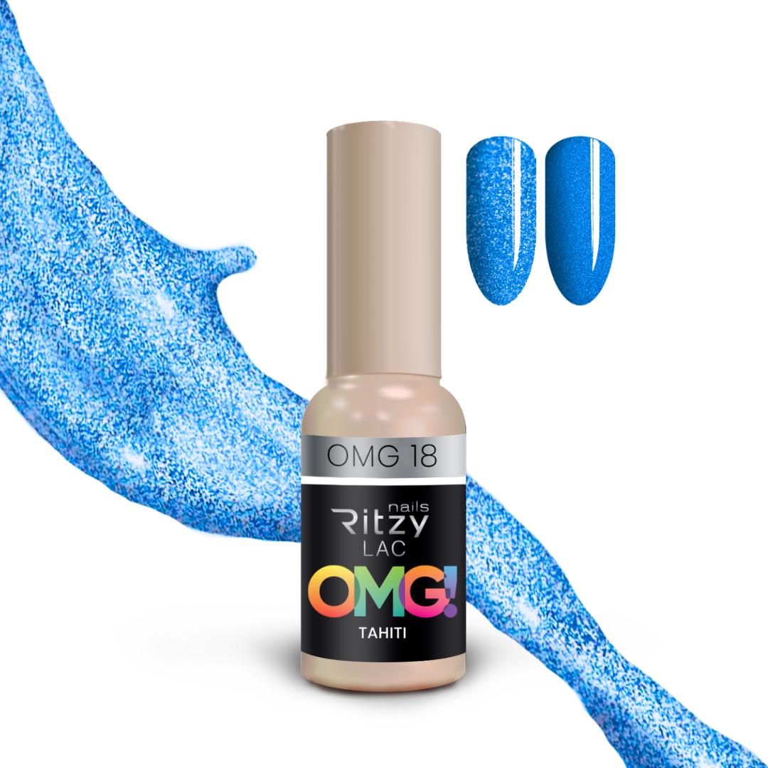 Ritzy Nails Lac geelilakka TAHITI OMG18 , 9ml (TPO Free)