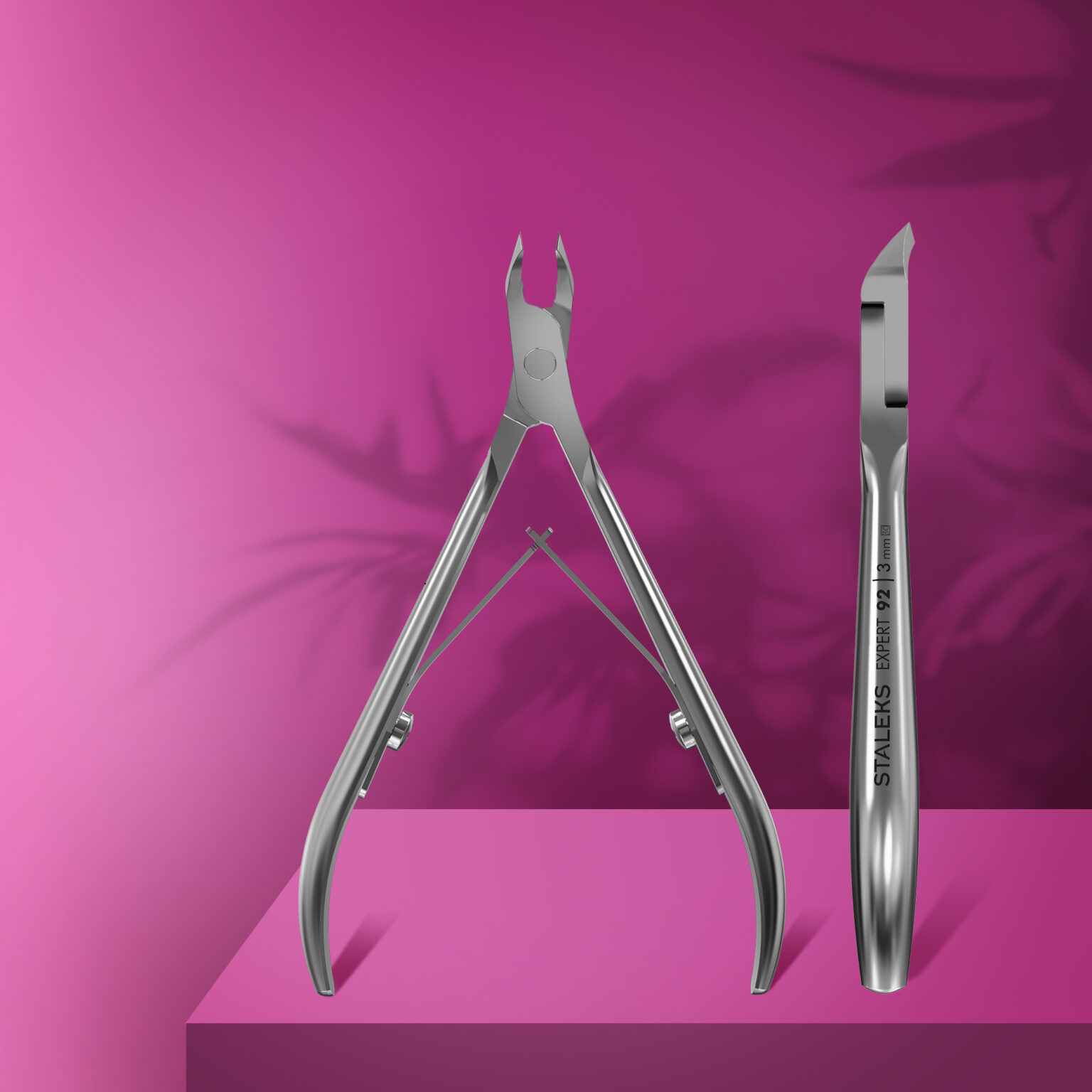 STALEKS EXPERT 92 Professional cuticle nippers, 3 mm  NE-92-3
